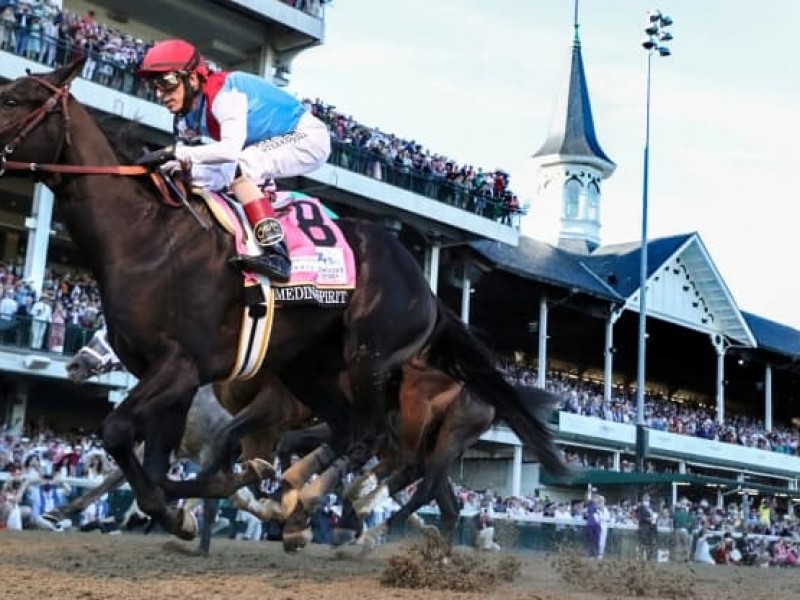 21' KY Derby winner Medina Spirit Conditionally Cleared For ... Image 1